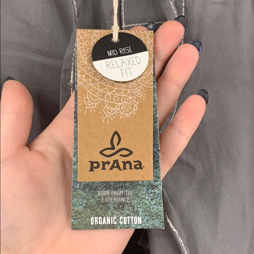 GUC Prana grey organic cotton pants size large - Picture 6 of 10